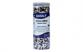 Rasily Chocomilk Sesame Seeds (Sugar Coated Til)  Plastic Jar  280 grams